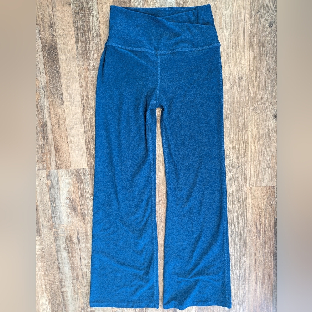Beyond Yoga Teal-Blue Bootcut Flare Yoga Pants